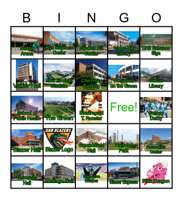 Blazer Bingo Card