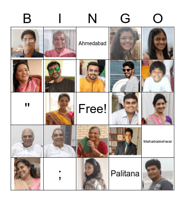Star Parivaar Bingo Card