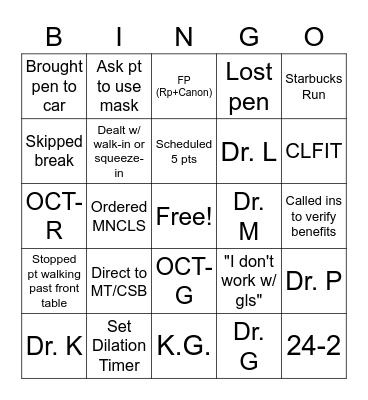 MOG FD Bingo Card