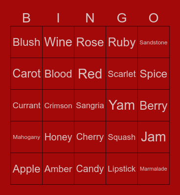 REDEVERSORIUM Bingo Card