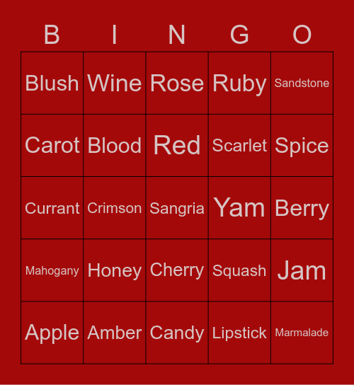 REDEVERSORIUM Bingo Card