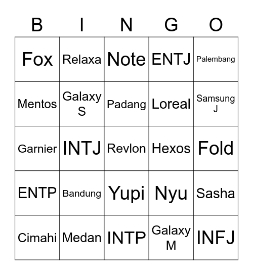 Ayleeeen Bingo Card