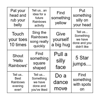 Do and Decide Bingo Card