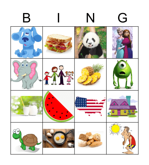 中文一-生字复习 2 Vocab. review Bingo Card