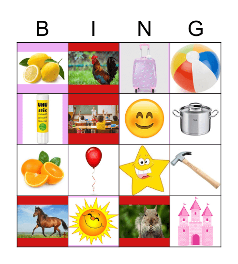 L Bingo Card