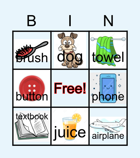 Whose sock is this? Bingo Card