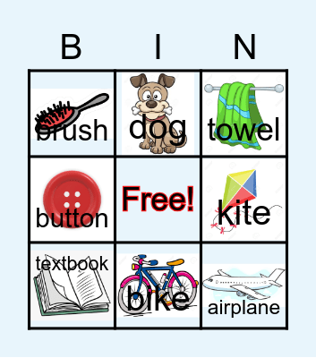 Whose sock is this? Bingo Card