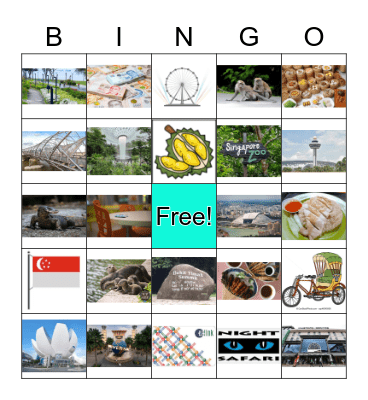 SINGAPORE 2020 Bingo Card