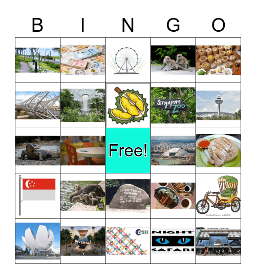SINGAPORE 2020 Bingo Card