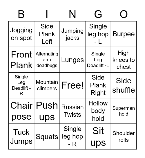 Ms Lo's Bingo Card Bingo Card