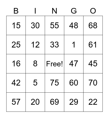 Federace vlakových čet Bingo Card