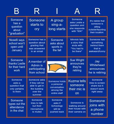 Briar Woods EOY Virtual Bingo! Bingo Card