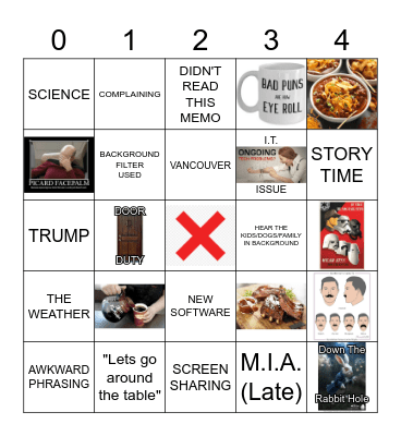 IT social Bingo Card