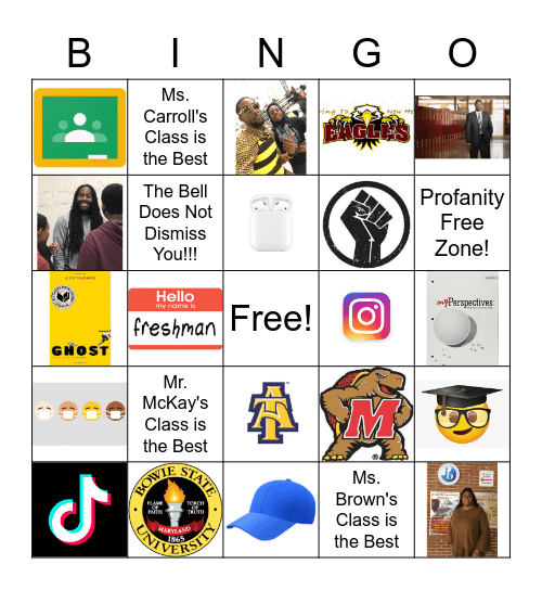 DDEMS RELA 8 Bingo! 2020 Bingo Card