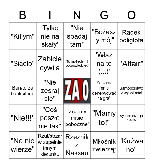 NieDaAsasyn 09.06 Bingo Card