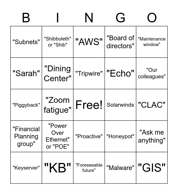 How to play stand up bingo