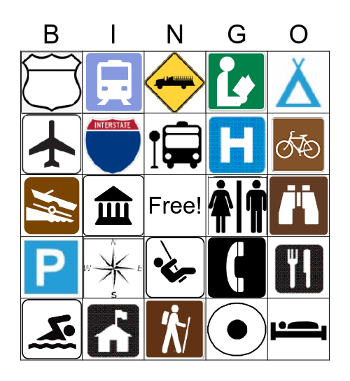 map-symbols-bingo-card