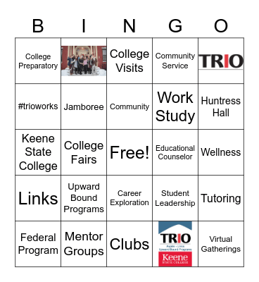 KSC UBP Bingo Card