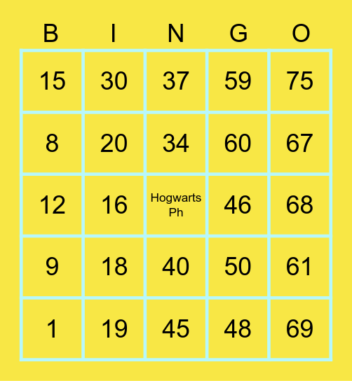 BINGO QUIZ Bingo Card