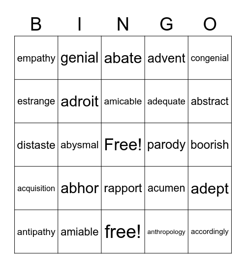 Shyla's Bingo Card, 6/10/20 Bingo Card