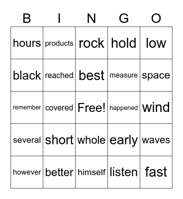 Baomei's Bingo Card, 6/10/20 Bingo Card