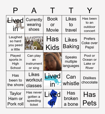 Bridesmaid Bingo Card
