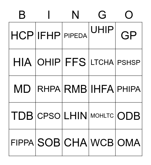 Billingo Bingo Card