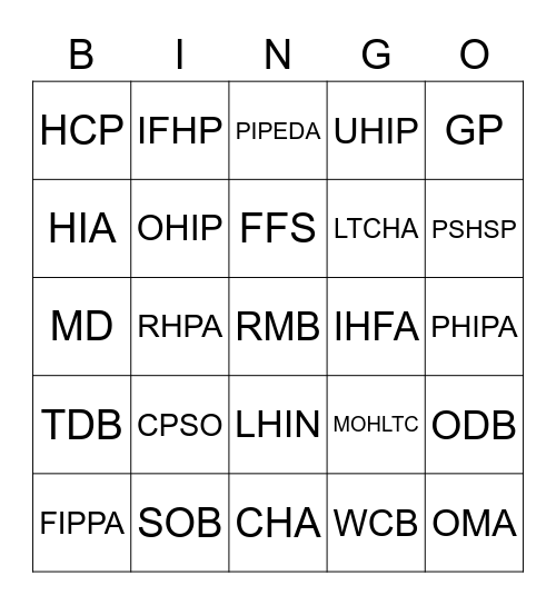 Billingo Bingo Card