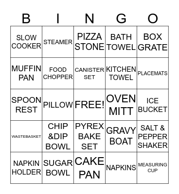 G & G BAYOU BASH Bingo Card