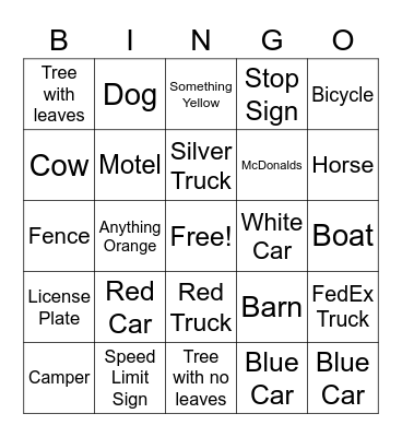 To St. Augustine!!! Bingo Card