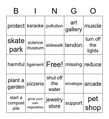 Review 5 & 6 Bingo Card