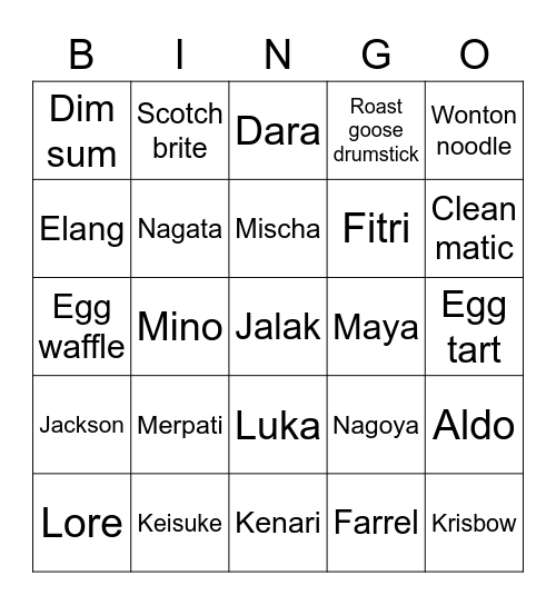 Rosé cantik siapa yang punya? June Bingo Card