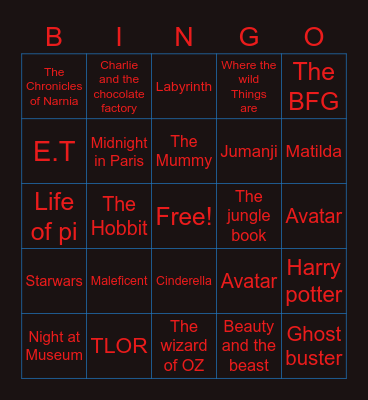 zheongguki's Bingo Card