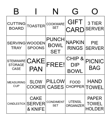 G & G BAYOU BASH Bingo Card