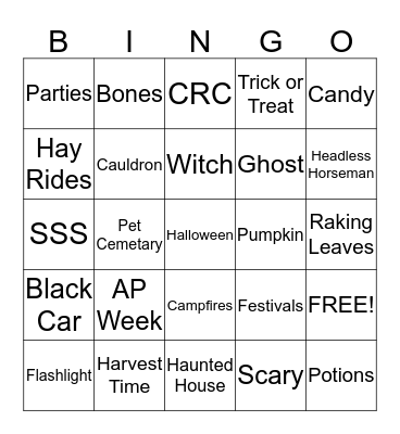 AP Appreciation Week Bingo Card