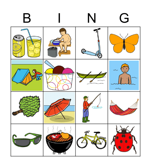 Kesäbingo Card