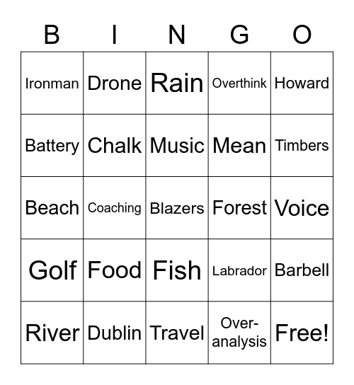 Get to Know Ya! Bingo Card