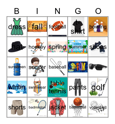 June week 2 Bingo Card