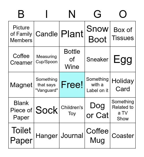DiGG  Partnership Bingo Card