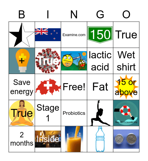 Bingo Night 2 Bingo Card