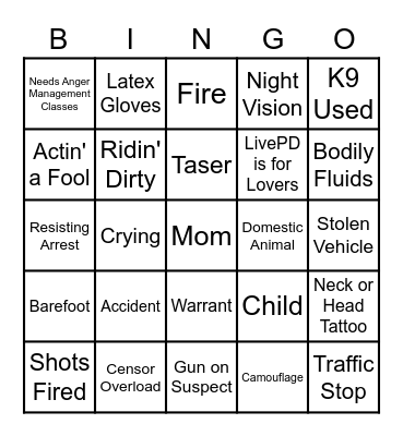 End of an Era Bingo Card