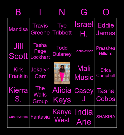 Blessing's Sundae Social Bingo Card