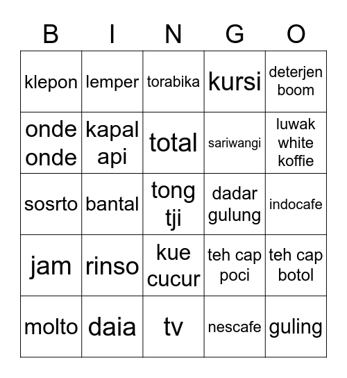 lynea (kaylee) Bingo Card