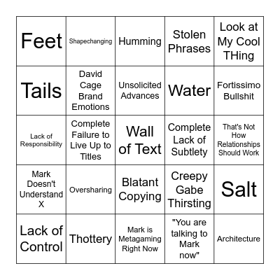 Seele Conversation.wav Bingo Card