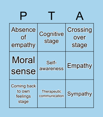 Chapter 8: Communication Basics Bingo Card