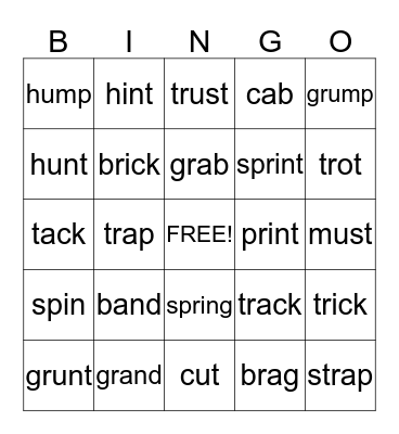 REVIEW Day! Bingo Card