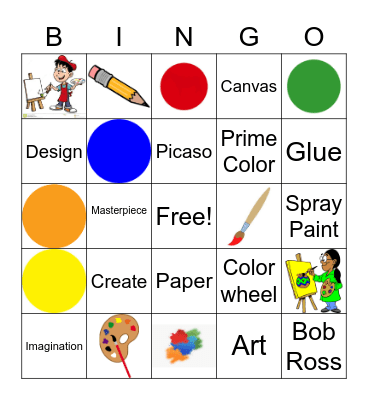 Art Week Bingo Card