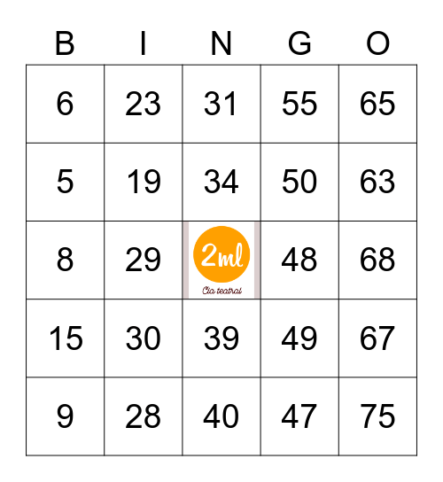 #Arraia2ml - Rodada 1 Bingo Card