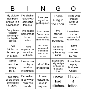 Lives of Ophelia's Legacies Bingo Card