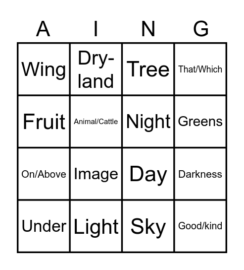 ChumashBingo Card